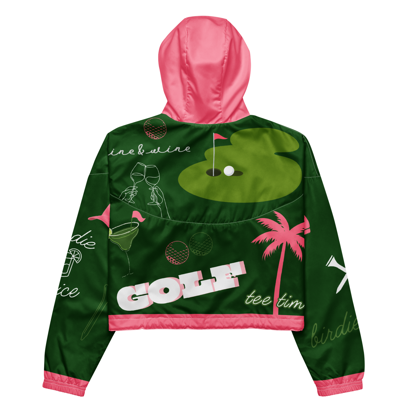 Golf “Par-Tee” Cropped Windbreaker