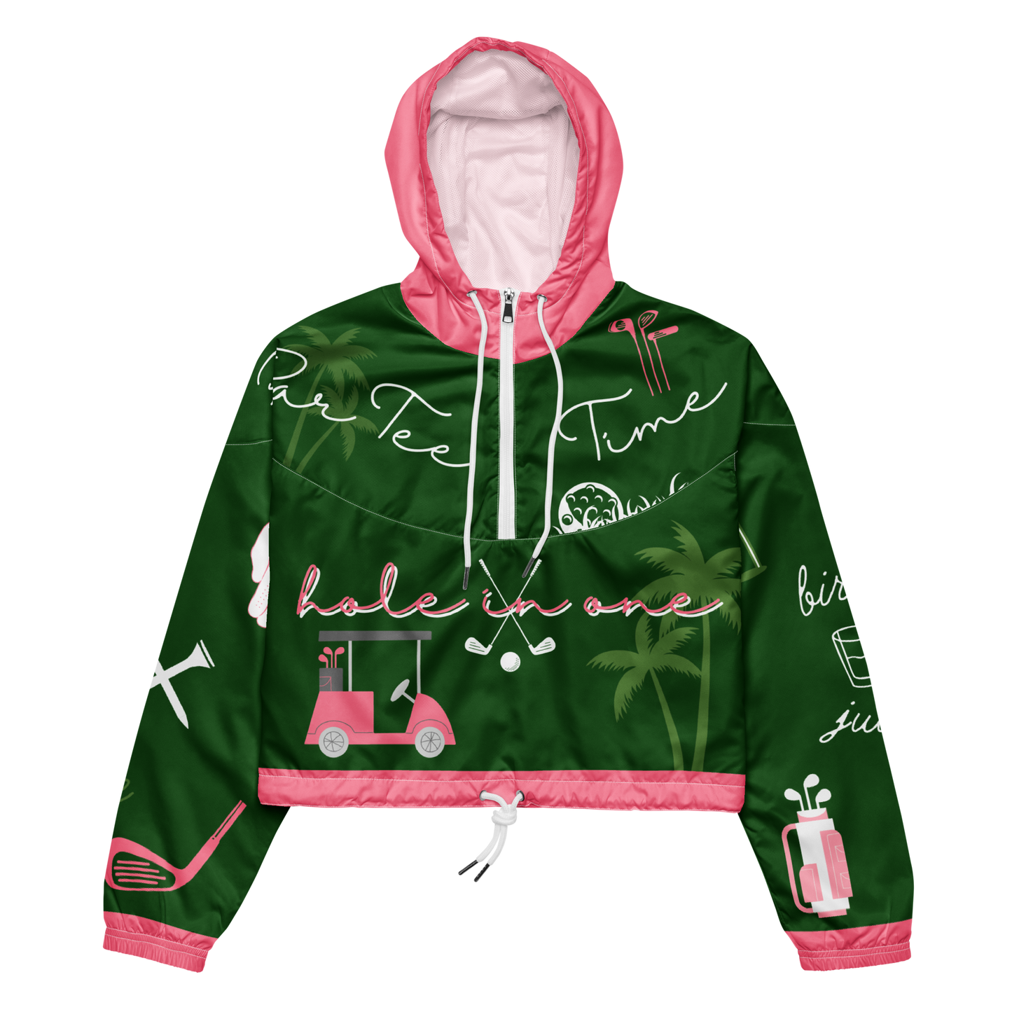 Golf “Par-Tee” Cropped Windbreaker