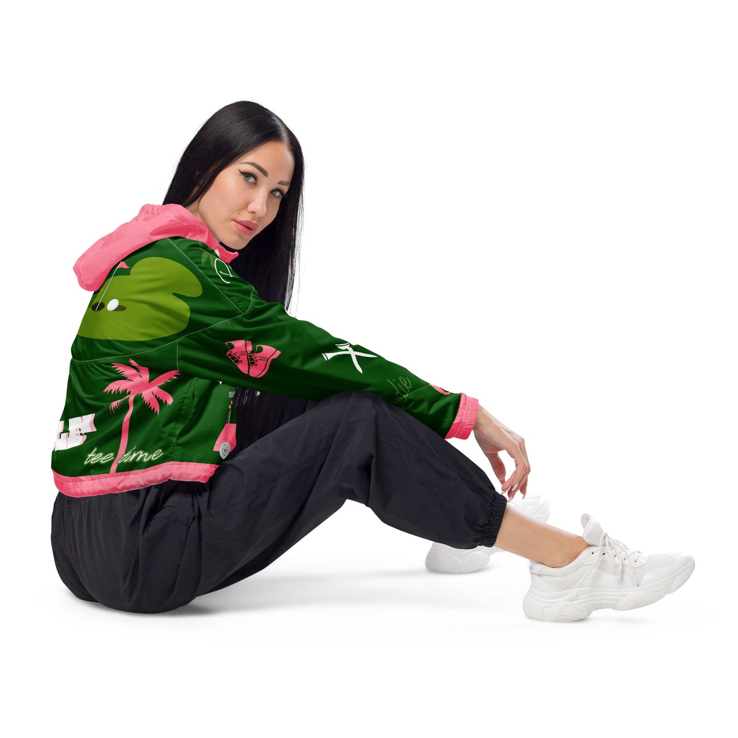 Golf “Par-Tee” Cropped Windbreaker